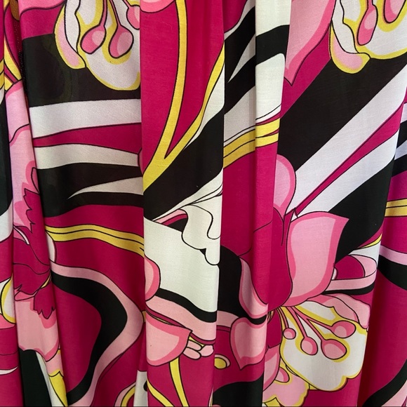 Strapless Multi Coloured Ruched Dress Size Small - Picture 10 of 15